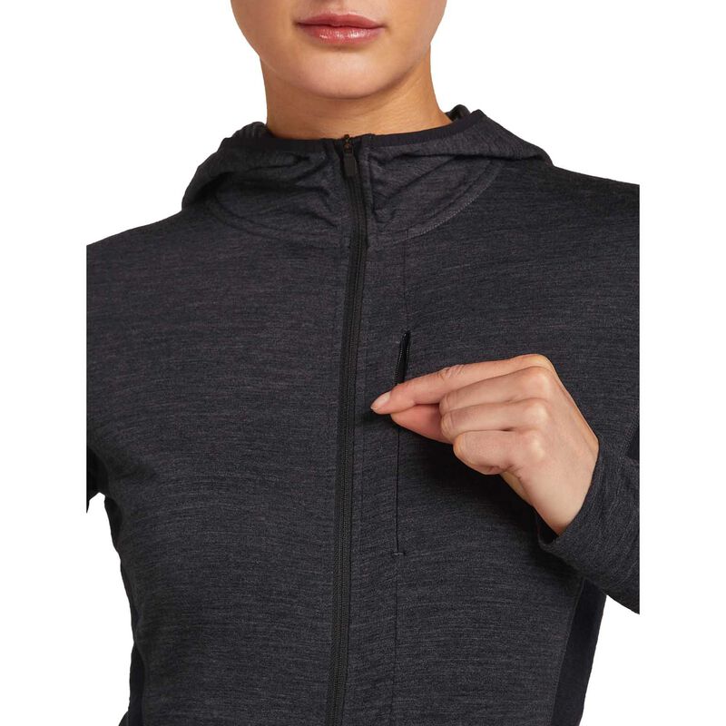 Icebreaker W Merino Blend 200 RealFleece Descender LS Zip Hoodie image number 3